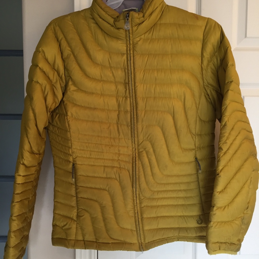 Isis Down Jacket Lime Green Size 12.